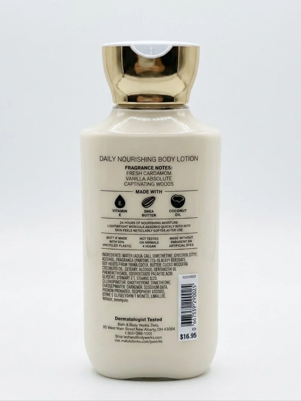 Bath & Body Works light cream